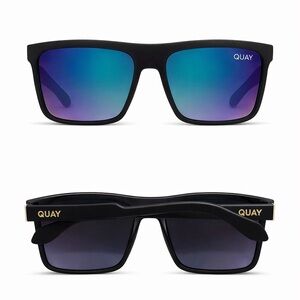 Quay Australia Black Sunglasses Unisex